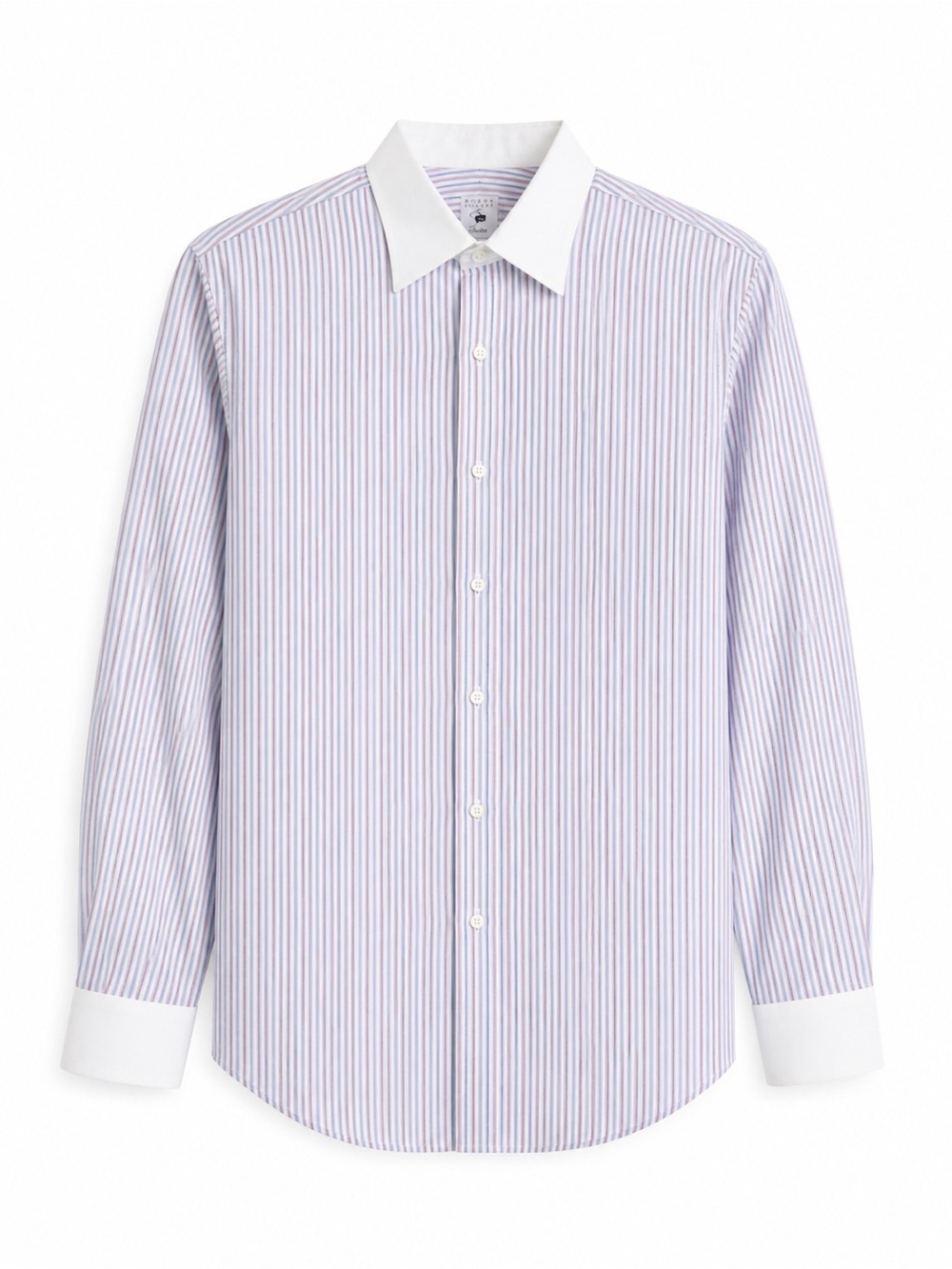 Robert Talbott Dress Shirt 16 33 Blue Pink Stripe White Collar‎ French Cuff